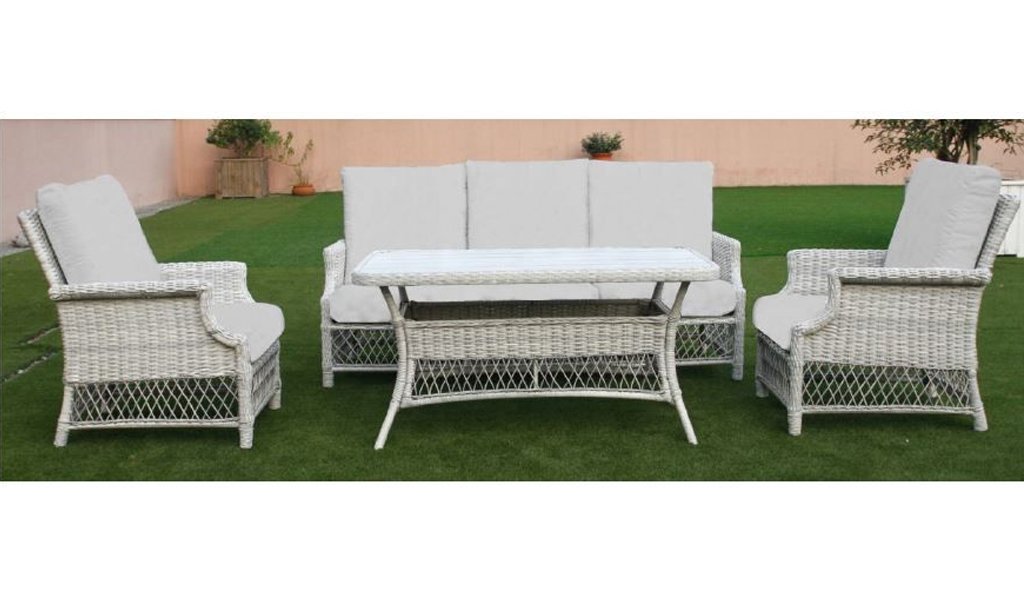 Portland 4 Piece Outdoor Mid Height Setting Bedroom, Dining, Lounge & Living Room Furniture