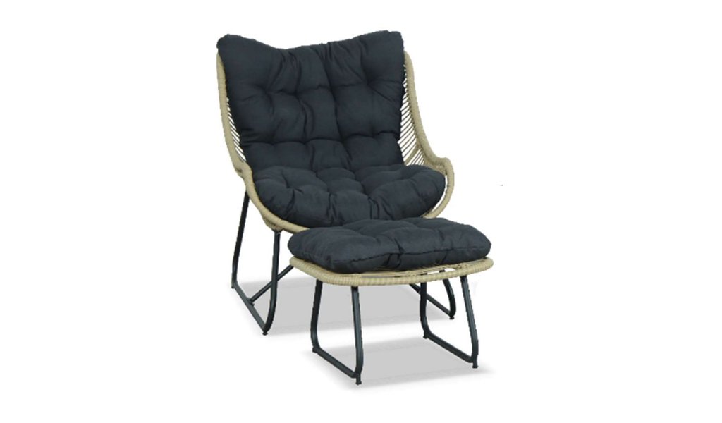 Logan Chair with Footstool Bedroom, Dining, Lounge & Living Room Furniture Taree Furniture One